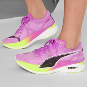 Chaussures de course à pied Deviate NITRO™ Elite 3 Femme, Pure Magenta-Yellow Alert, extralarge